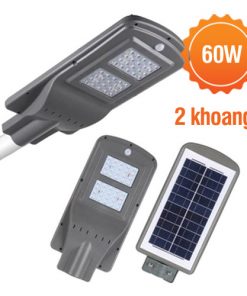 Đèn năng lượng mặt trời liền thể 2 khoang NLLT-60W